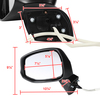 Spec-D Tuning 12-15 Honda Civic Side Mirror-Left- 3 Wires, Power Glossy Black RMV-CV12P3-B-MP-L